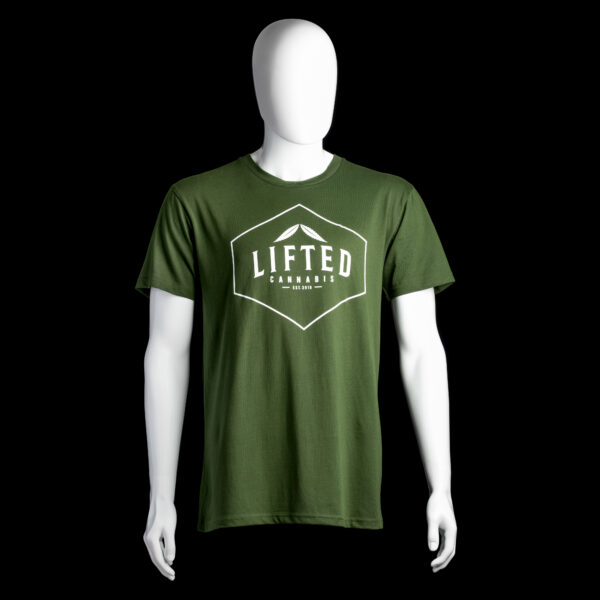 Forest Green Lifted Shield Logo Tee